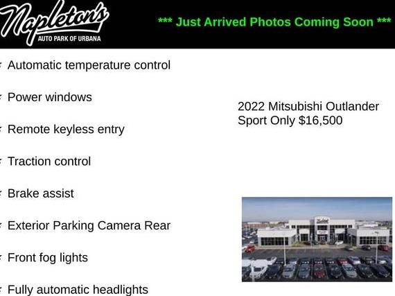 MITSUBISHI OUTLANDER SPORT 2022 JA4ARUAU2NU021624 image
